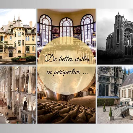 شقة Lys - Ideal Pour Familles & Amis - Hypercentre - Vue Fontaine Sube Et Cathedrale - Wifi - Machine A Laver - Gare, Cathedrale De Reims, Commerces, Restaurants & Transports En Commun Accessibles A Pied En Moins De 10 Minutes *