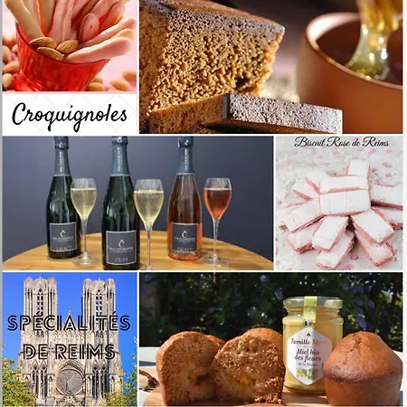 Lys - Ideal Pour Familles & Amis - Hypercentre - Vue Fontaine Sube Et Cathedrale - Wifi - Machine A Laver - Gare, Cathedrale De Reims, Commerces, Restaurants & Transports En Commun Accessibles A Pied En Moins De 10 Minutes Apartmán